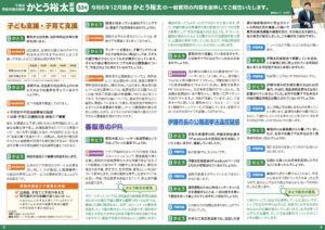 かとう裕太新聞第33号令和6年12月香取市議会定例会報告号2